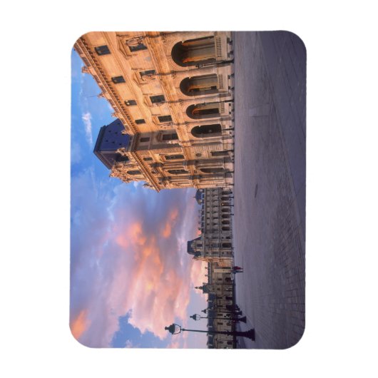 Louvre, Paris, Frankreich Magnet (Vertikal)