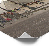 Louvre. Paris, Frankreich Poster (Ecke)