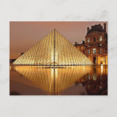 Louvre, Paris, Frankreich Postkarte (Vorderseite)