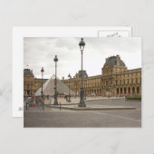 Louvre. Paris, Frankreich Postkarte (Vorne/Hinten)