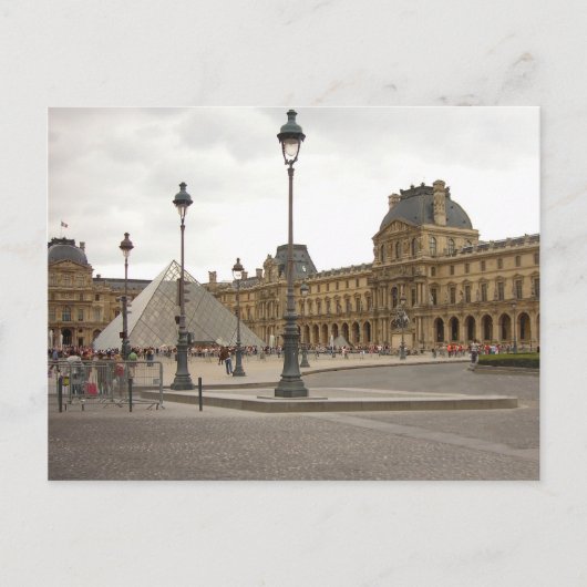 Louvre. Paris, Frankreich Postkarte (Vorderseite)