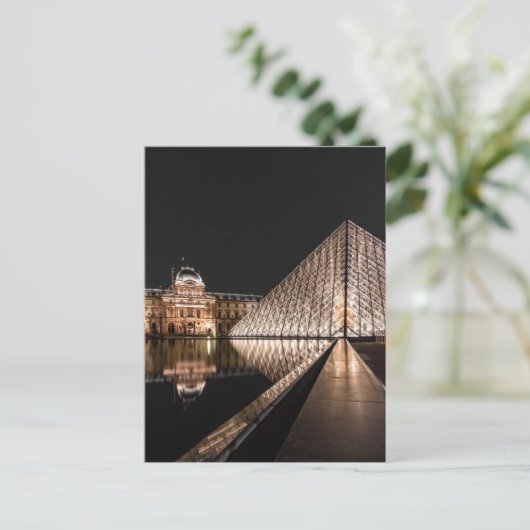 Louvre, Paris, Frankreich Postkarte (Stehend Vorderseite)
