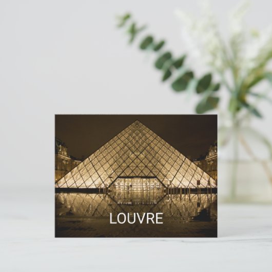 Louvre, Paris/Frankreich Postkarte (Stehend Vorderseite)