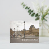 Louvre. Paris, Frankreich Postkarte (Stehend Vorderseite)
