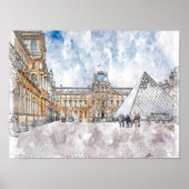 Louvre Paris Poster (Vorne)