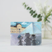 Louvre Post Card (optionale Umschlag) Postkarte (Stehend Vorderseite)