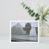 Louvre Postkarte (Stehend Vorderseite)