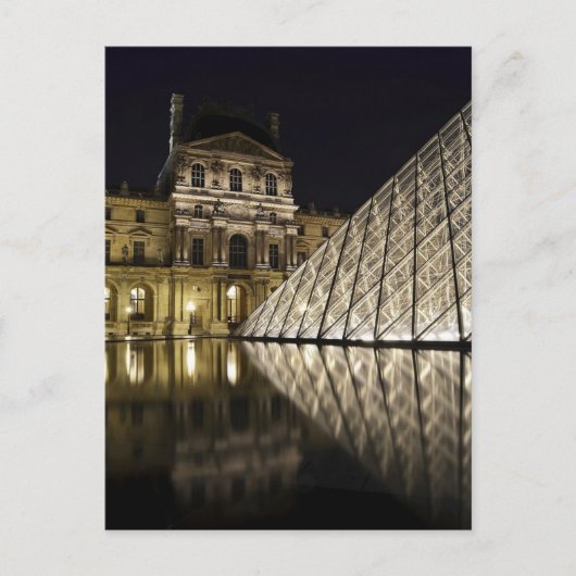 Louvre Pyramid 3 Postkarte (Vorderseite)