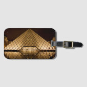 Louvre Pyramid Gepäckanhänger (Vorderseite (Horizontal))