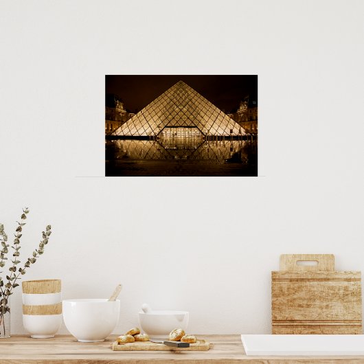 Louvre Pyramid Poster (Küche)