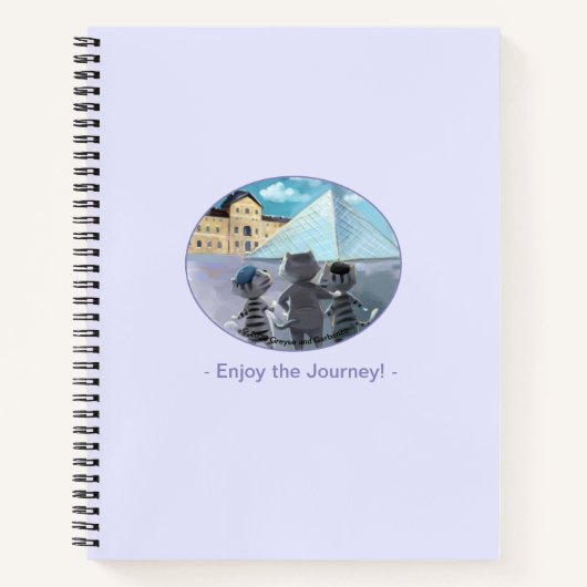 Louvre Spiral Notebook - Genießen (Variabel) Notizblock (Vorderseite)