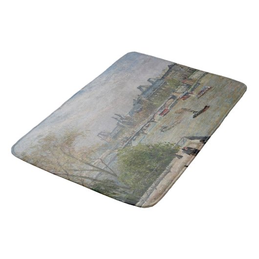 Louvre, Spring Camille Pissarro Badematte (Schrägansicht)