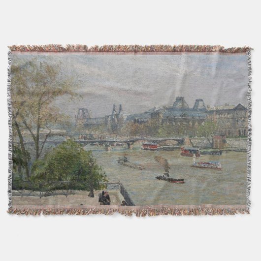 Louvre, Spring Camille Pissarro Decke (Vorderseite)