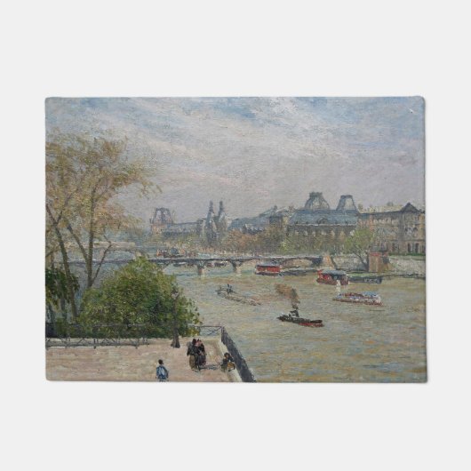 Louvre, Spring Camille Pissarro Fußmatte (Vorderseite)