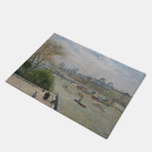 Louvre, Spring Camille Pissarro Fußmatte (Schrägansicht)