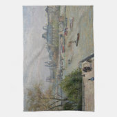 Louvre, Spring Camille Pissarro Geschirrtuch (Vertikal)