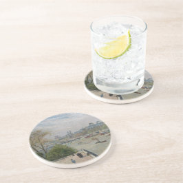 Louvre, Spring Camille Pissarro Getränkeuntersetzer