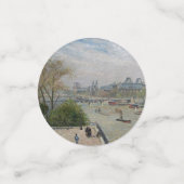 Louvre, Spring Camille Pissarro Konfetti (Klein Vorderseite)