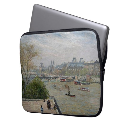 Louvre, Spring Camille Pissarro Laptopschutzhülle (Vorderseite Links)