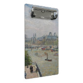 Louvre, Spring Camille Pissarro Mini Klemmbrett (Schrägansicht)