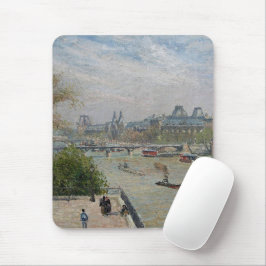 Louvre, Spring Camille Pissarro Mousepad