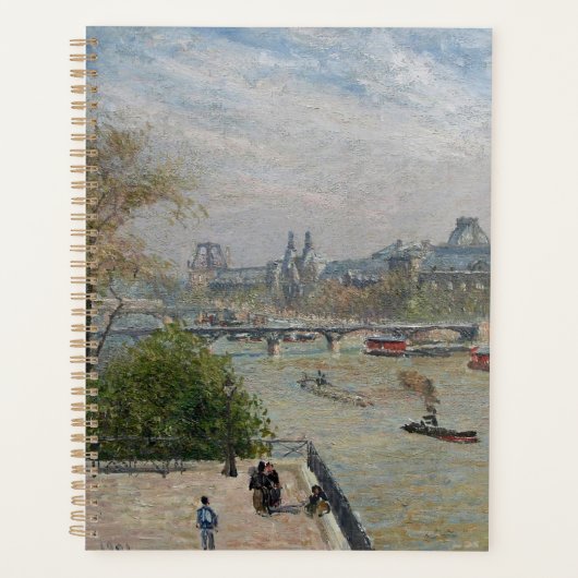 Louvre, Spring Camille Pissarro Planer (Vorderseite)