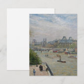 Louvre, Spring Camille Pissarro RSVP Karte (Vorne/Hinten)