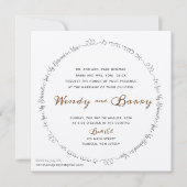 Lova Ahava in Gold - Einladung zur Hochzeit (Vorderseite)