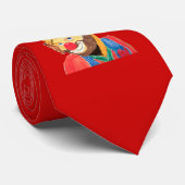 Lovable Clown Necktie Krawatte (Gerollt)