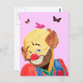 Lovable Clown Postcard Postkarte (Vorne/Hinten)