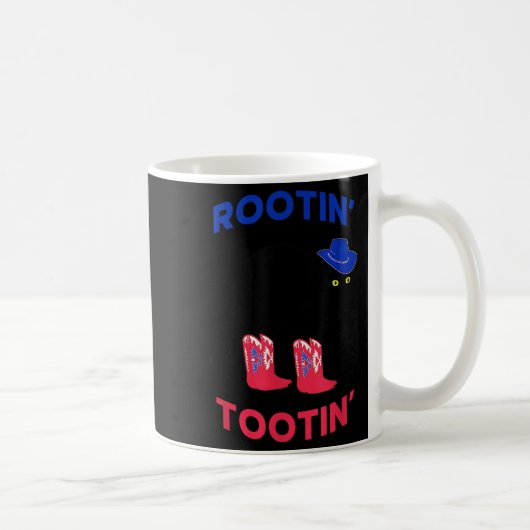 Lovable Cowboy Cat, Rootin Tootin Cat Kaffeetasse (Rechts)