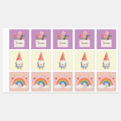 Lovable Square Stickers Etiketten (Blatt)