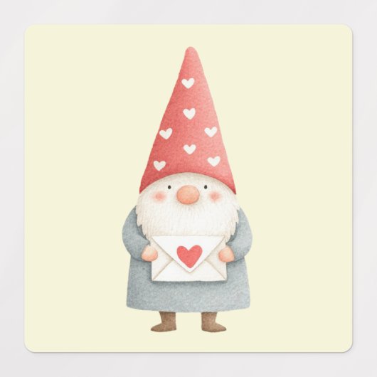 Lovable Square Stickers Etiketten (Design 2)