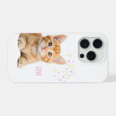 Loveかわいい猫ちゃん♡ iPhone Hülle (Rückseite (Horizontal))