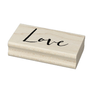 LOVE 2,5 x 1 cm Gummistempel / Heathrow