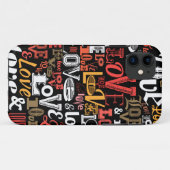 Love 2 Case-Mate iPhone hülle (Rückseite (Horizontal))