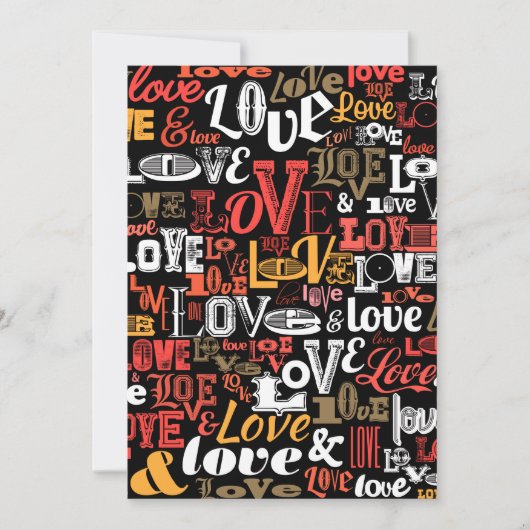 Love 2 dankeskarte (Vorderseite)