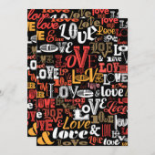 Love 2 dankeskarte (Vorne/Hinten)