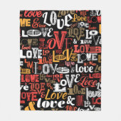 Love 2 fleecedecke (Vorderseite)