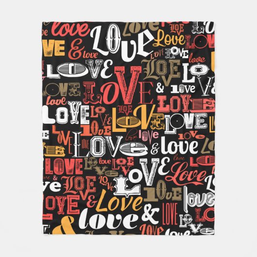 Love 2 fleecedecke (Vorderseite)