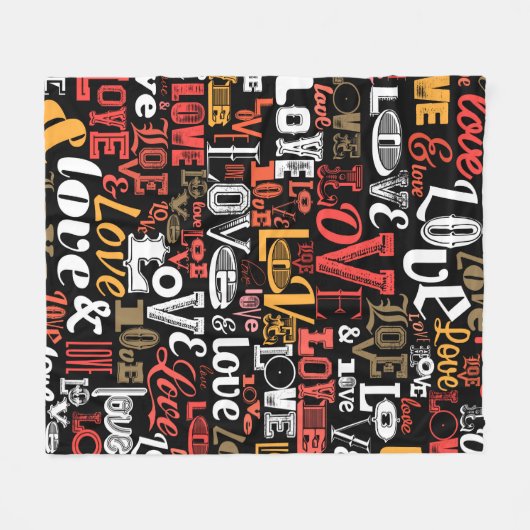 Love 2 fleecedecke (Vorderseite (Horizontal))