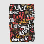 Love 2 golfhandtuch (Vorderseite)