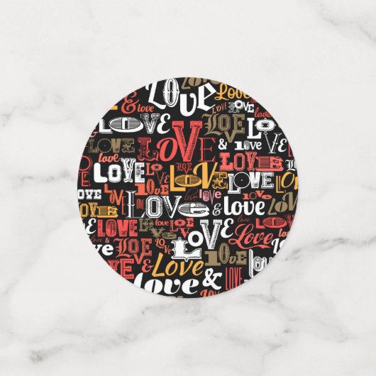 Love 2 konfetti (Klein Vorderseite)