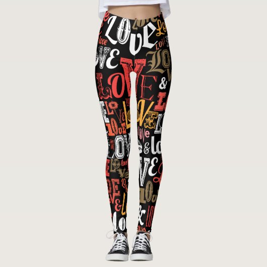 Love 2 leggings (Vorderseite)