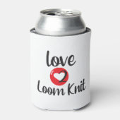 love 2 loom knit dosenkühler (Kanne Vorderseite)