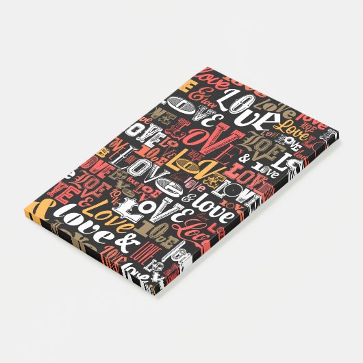 Love 2 post-it klebezettel (angewinkelt)