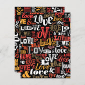 Love 2 postkarte (Vorne/Hinten)