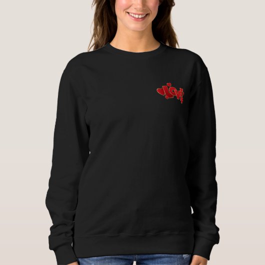 Love 2 sweatshirt (Vorderseite)