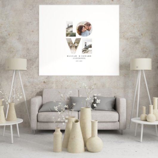 Love 4 Foto modern personalised gift canva Leinwanddruck