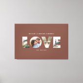 Love 4 Foto modern personalised gift canva Leinwanddruck (Vorderseite)